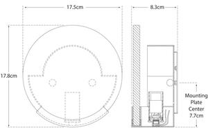 Melange Disc Wall Light Bronze, Wall Light - Andrew Martin
