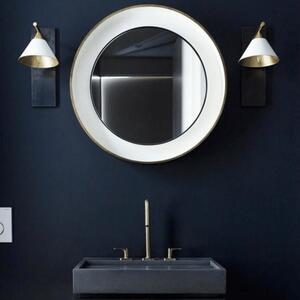 Cleo Wall Light White, Wall Light, Matte White - Andrew Martin