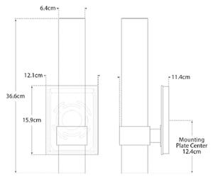 Presidio Wall Light Bronze, Wall Light - Andrew Martin