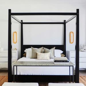Samos Tall Wall Light, Gild & Alabaster - Andrew Martin