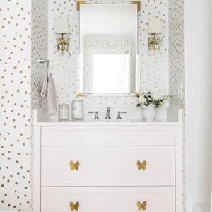 Ellery Wall Light Cream, Wall Light, Soft Brass & Cream Shade - Andrew Martin