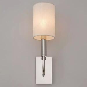 Brianna Single Wall Light Nickel, Wall Light, Polished Nickel - Andrew Martin