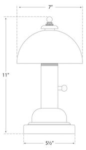 Totie Table Lamp Bronze, Desk Lamp - Andrew Martin