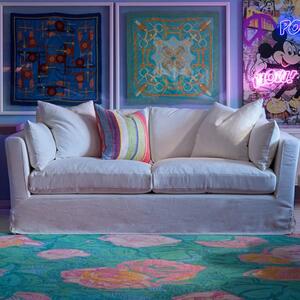 Burton Sofa, Sofa, White - Andrew Martin Linen