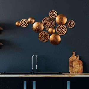 Parklane Metal Solaris Orbital Wall Art in Copper
