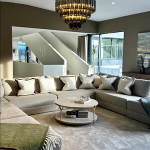 Bundum Sofa Custom, Bundum Footstool, Custom Sofa - Andrew Martin