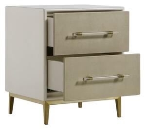 Alice Small Nightstand Ivory, Bedside Table - Andrew Martin