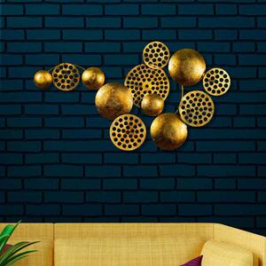 Parklane Metal Solaris Orbital Wall Art in Gold
