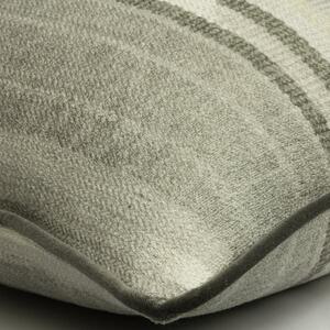 Argo Smoke Outdoor, Hollowfibre, Cushion, 55cm x 55cm - Andrew Martin Stripe