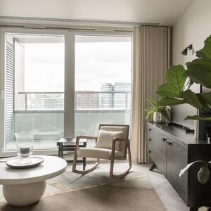 Jed Rocking Chair White, Rocking Chair - Andrew Martin Boucle