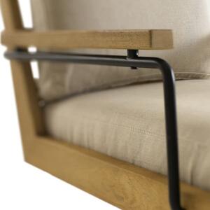 Malik Desk Chair, Desk Chair, Light Neutral - Andrew Martin Other Fabric