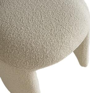 Hobb Stool, Stool, Grey - Andrew Martin Boucle & Other Fabric
