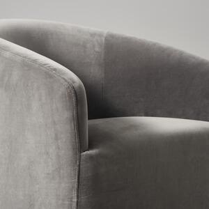 Alto Dining Chair Velvet Ash, Chair - Andrew Martin