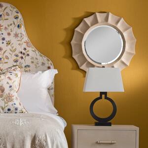 Joplin Mirror Cream, Mirror, Small - Andrew Martin
