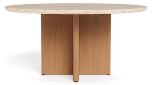 Caicos Round Dining Table Teak - Andrew Martin