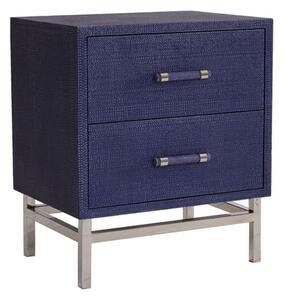 Hesta Bedside Table Blue, Bedside Table - Andrew Martin