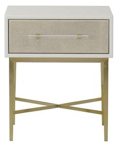 Alice Bedside Table Ivory, Bedside Table - Andrew Martin