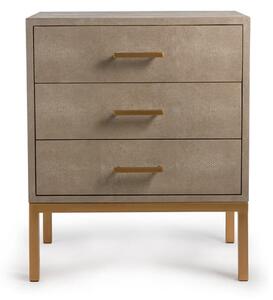 Jasper Bedside Table Cream, Side Chest, Cream - Andrew Martin