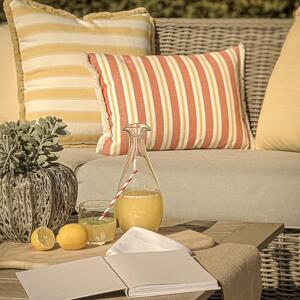 Coast Spritz & Sole, Hollowfibre, Cushion, 55cm x 40cm, Spritz/Sole - Andrew Martin Sophie Paterson Stripe