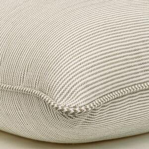 Espadrille Sand, Hollowfibre, Cushion, 55cm x 55cm - Andrew Martin Sophie Paterson Stripe