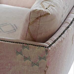 Regal Sofa Moroccan, Sofa, Pink - Andrew Martin Linen