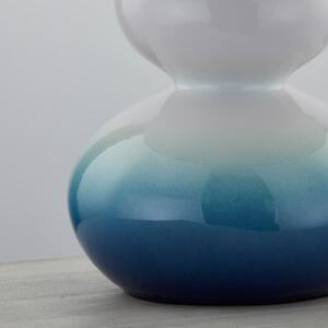 Aimee Table Lamp, Light, Blue/White - Andrew Martin