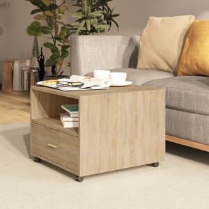 Coffee Table Sonoma Oak 55x55x40 cm Engineered Wood