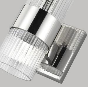 Geneva Wall Light Nickel, Light, Polished Nickel - Andrew Martin