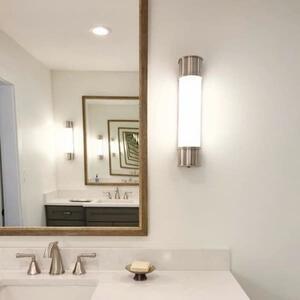 Oxford Large Wall Light Nickel, Light, Large, Polished Nickel - Andrew Martin