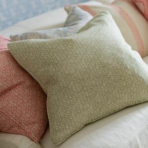 Daisy Fennel, Sustainable Feather, Cushion, 55cm x 55cm - Andrew Martin Linen & Linen Blend Floral & Small Prints