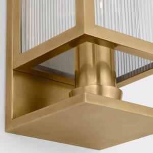 York Box Wall Light Soft Brass, Light - Andrew Martin