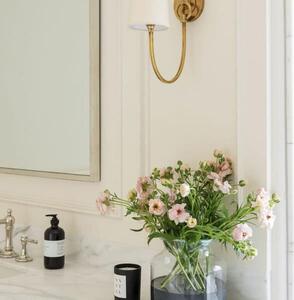 Reed Single Wall Light Brass, Light, Single, Hand-Rubbed Antique Brass - Andrew Martin