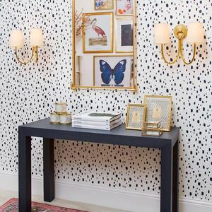 Reed Double Wall Light Brass, Light, Double, Hand-Rubbed Antique Brass - Andrew Martin