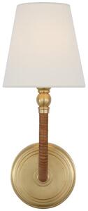 Basden Wall Light, Light, soft brass/Brass - Andrew Martin