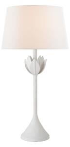 Alberto Table Lamp White, Light, Plaster White - Andrew Martin