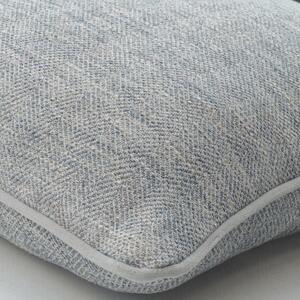 Delphini Gelato, Sustainable Feather, Cushion, 55cm x 55cm - Andrew Martin Cotton Blend Herringbone & Plain & Weave
