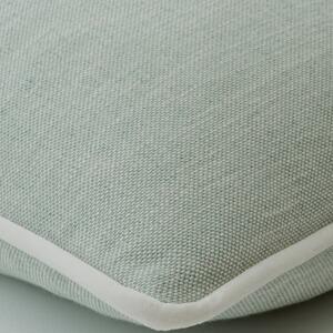 Canvas Sky, Sustainable Feather, Cushion - Andrew Martin Kit Kemp Linen & Linen Blend Plain