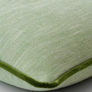 Canvas Spring, Sustainable Feather, Cushion - Andrew Martin Kit Kemp Linen & Linen Blend Plain