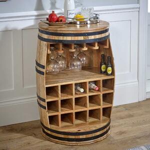 Salter Wooden Drinks Cabinet In Natural
