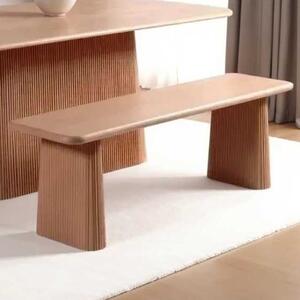 Inglewood Wooden Dining Bench In Natural