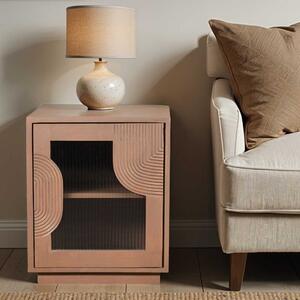 Inglewood Wooden Bedside Cabinet In Natural