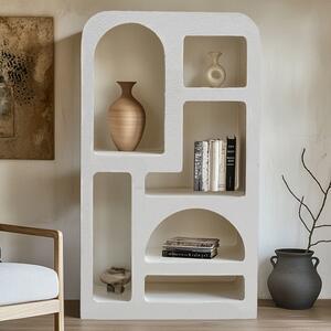 Gastonia Large Wooden Display Unit In White