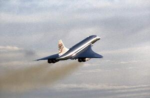 Photography Concorde in flight