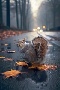 Photography Autumn Squirrel, Marcel Egger