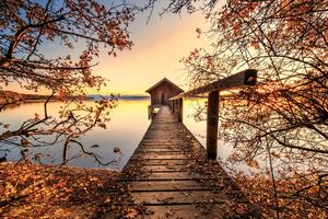 Photography Autumn at the lake, Ulrike Eisenmann