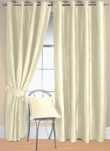 Jazz Ready Made Eyelet Curtain Natural Bed Runner