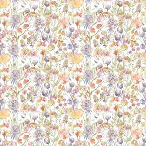 Voyage Maison Autumn Floral Printed Linen Fabric Linen