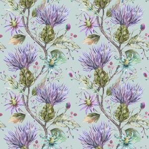 Voyage Maison Elysium Printed Cotton Fabric Violet