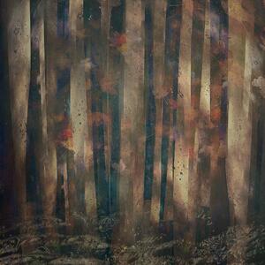 Illustration Forest abstract, Nel Talen, (40 x 40 cm)