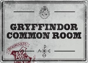 Metal sign Harry Potter - Common Room, (21 x 15 cm)